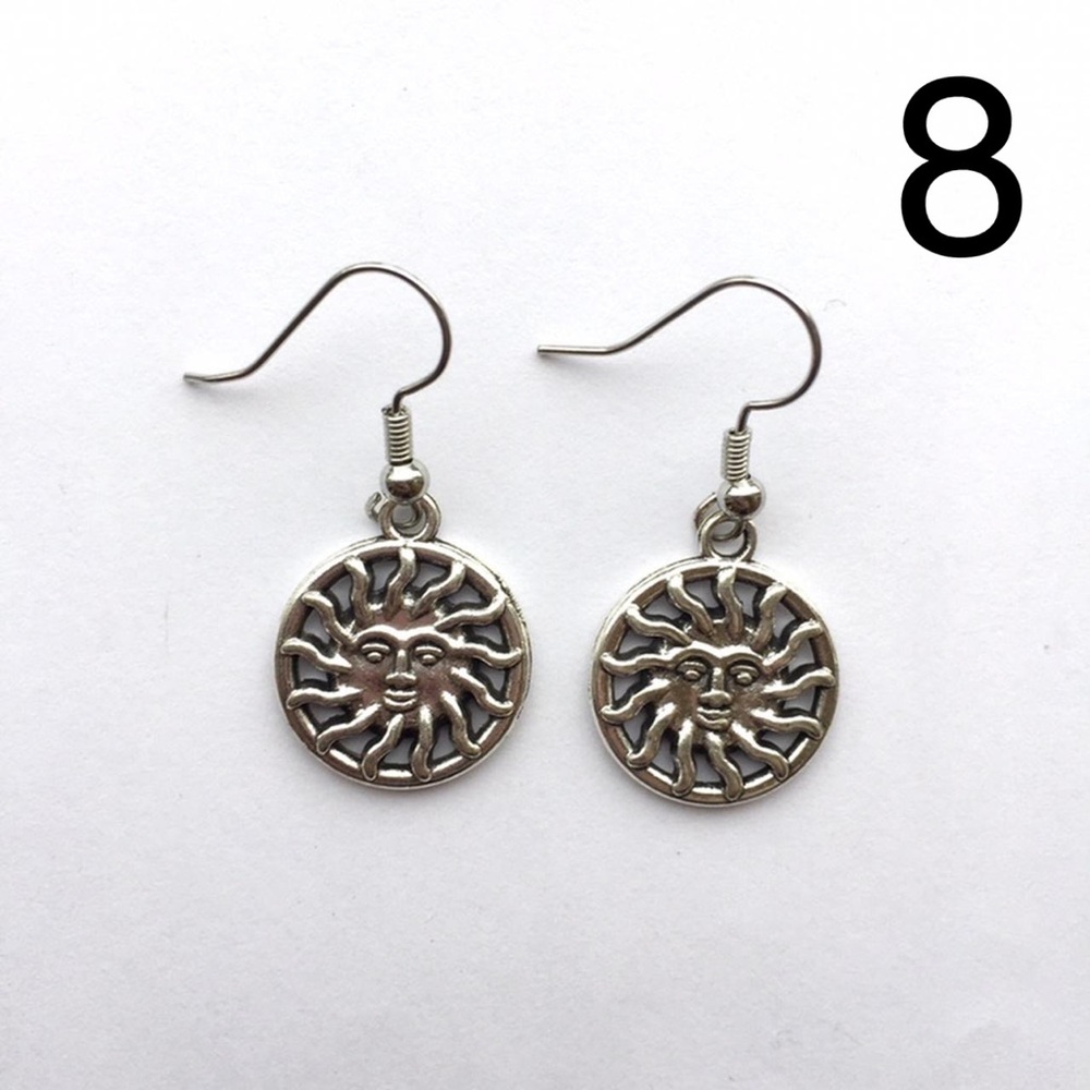 SUN EARRINGS - Picture 9 of 10